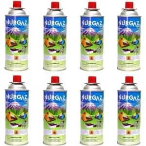 Nurgaz 220 gr Kartuş 8 Li Set