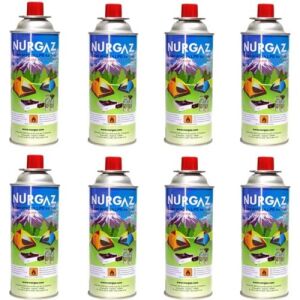 Nurgaz 220 gr Kartuş 8 Li Set