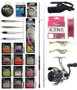 YekOutdoor ULTRA LRF Seti Okuma Wave Up Spin 229cm 3-14gr 2 Parça Olta Kamışı&Okuma Safyre 2500A Olta Makinesi