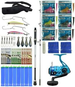 Yek Outdoor Hazır Tekne Oltası Seti Shimano Kamış Alivio Boat 1,50m 200g 1+1pc&Kendo Ocean Cast 5000 Olta Makinesi