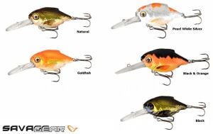 Savage gear 3D Crucian Crank 4,6 cm 7 gr SF SR Sahte Balık
