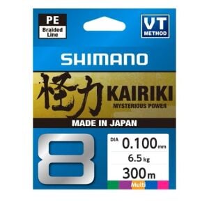 Shimano Misina Kairiki 8 300m 0.10mm 6.5kg Multi C