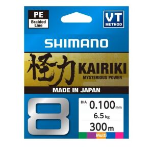 Shimano Misina Kairiki 8 300m 0.10mm 6.5kg Multi C