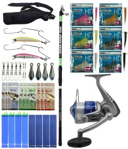 Yek Outdoor Olta Seti Kendo Suro Surf 420cm 100-200gr Teleskopik Olta Kamışı&Kendo Sea Power 7000 Olta Makinesi