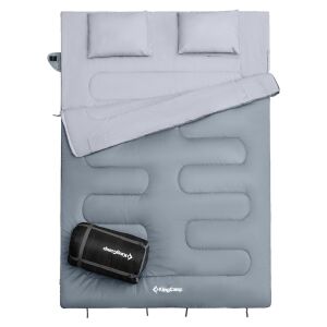 Kingcamp Oxygen 250-D Çift Kişilik Yastıklı Uyku Tulumu M.grey