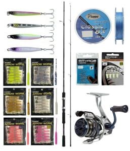 YekOutdoor FireWorm LRF Seti Shimano Kamış FX XT Spinning Moderate Fast 2,10m 1-11g 2pc&Okuma Safyre 2500A Olta Makinesi