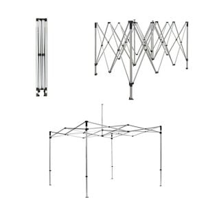 YekOutdoor Profesyonel 3x3 Otomatik Gazebo Çardak İskeleti