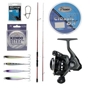 YekOutdoor LRF JİG Seti Okuma Red Spin 7'0'' 2.12 cm 1-12 gr 2 Parça&Okuma Acuador ACU-1000A 3+1BB Olta Makinesi